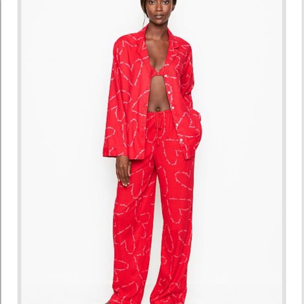 VICTORIA'S SECRET Flannel PJ Set S/P